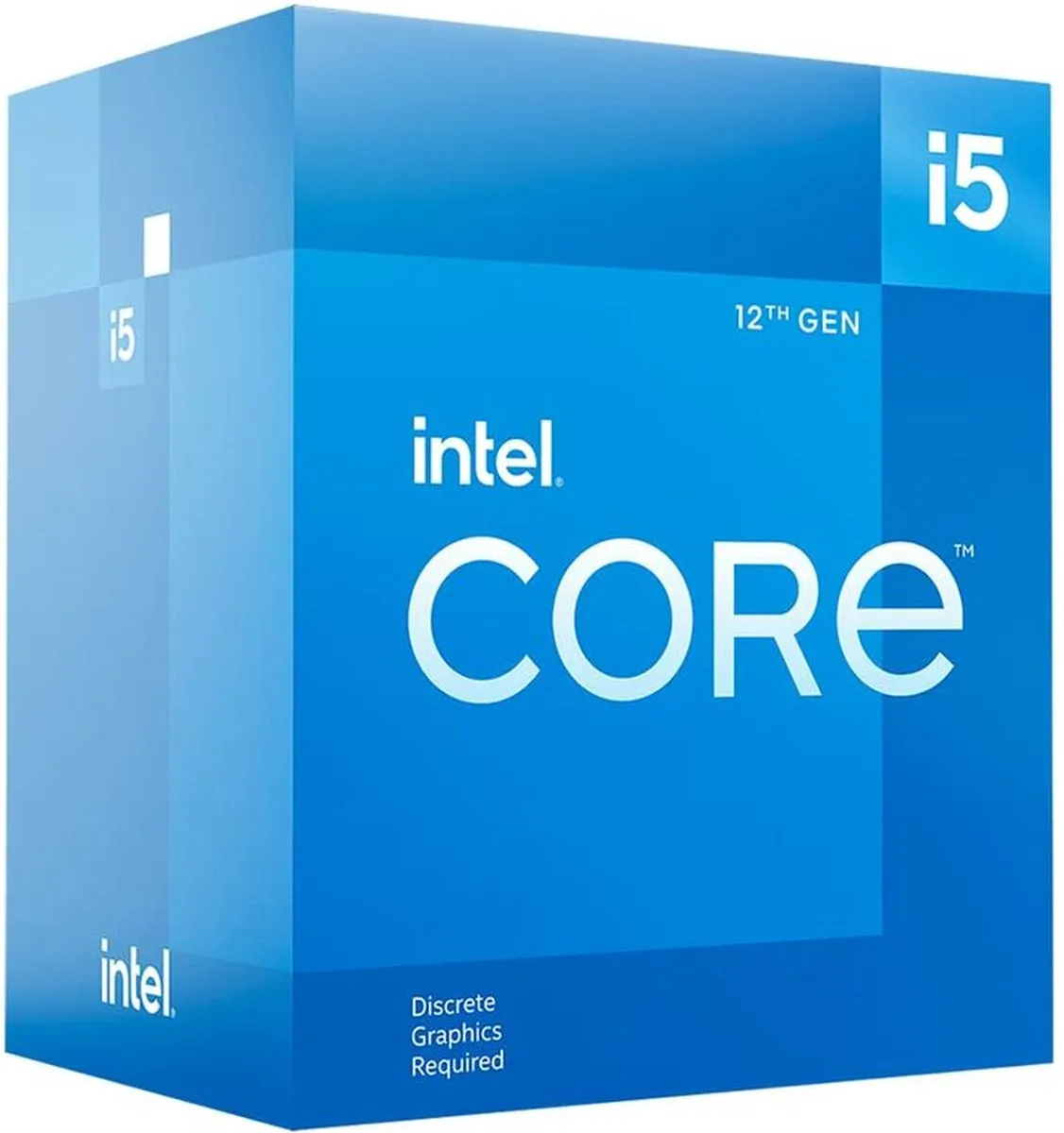 Intel Core i5 12400F BX8071512400F Processor - 6 Cores - 2,5GHz-4,4GHz