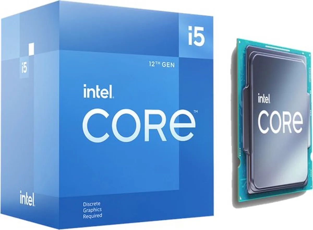 Intel Core i5 12400F BX8071512400F Processor - 6 Cores - 2,5GHz-4,4GHz