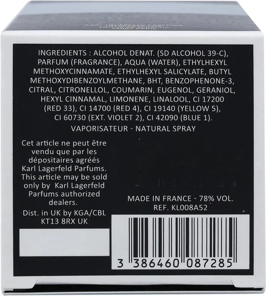 Karl Lagerfeld Bois De Vetiver Eau de Toilette 50ml