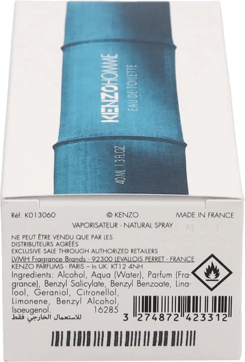 Kenzo Homme Eau de Toilette 40ml - afbeelding 6 van 6