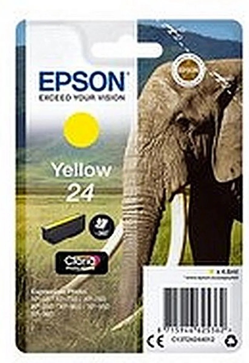 Epson T2424 Claria Photo HD Inktcartridge Geel - 360 pagina's