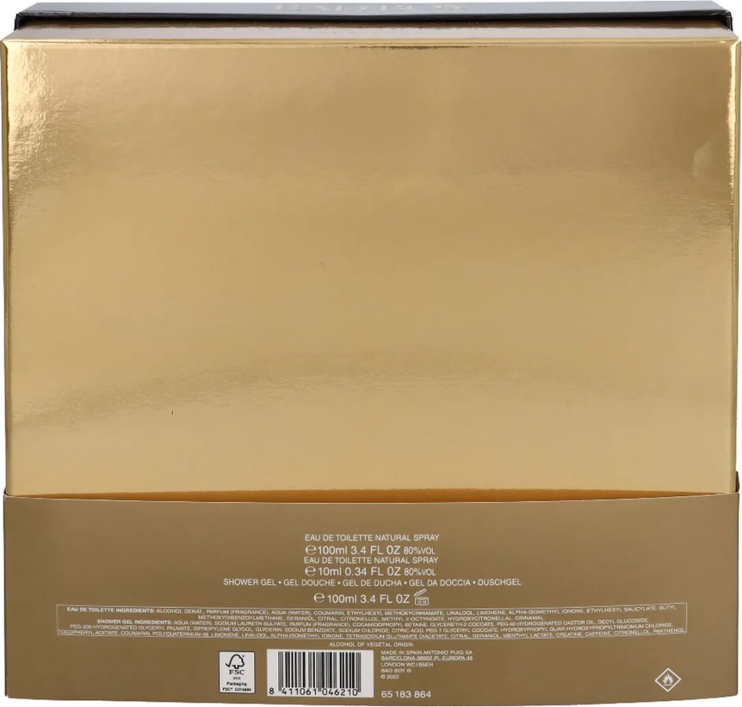 Carolina Herrera Bad Boy Giftset - Parfum & Douchegel 210ml