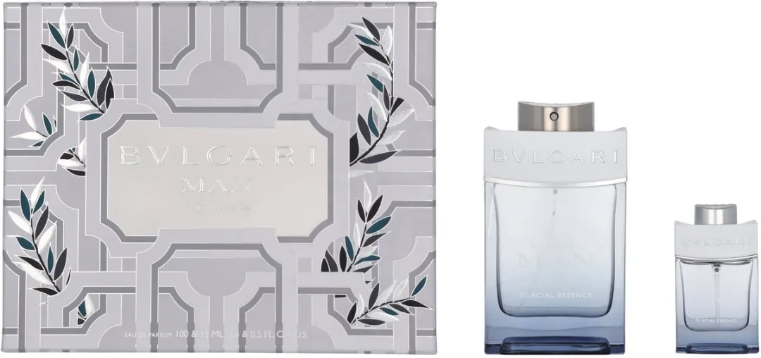 Bvlgari Man Glacial Essence Parfumset - 115ml (2x100ml/15ml)