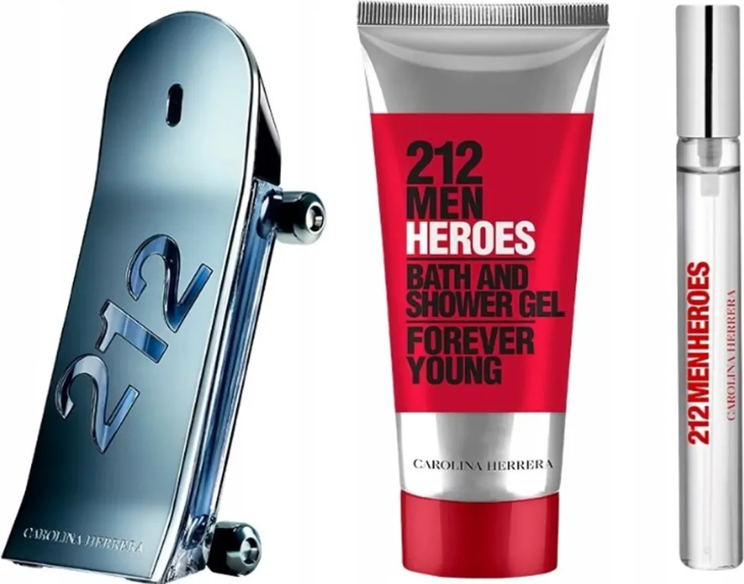 Carolina Herrera 212 Heroes Eau de Toilette 3-delig Geschenkset - 200ml