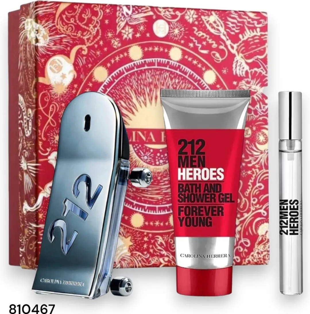Carolina Herrera 212 Heroes Eau de Toilette 3-delig Geschenkset