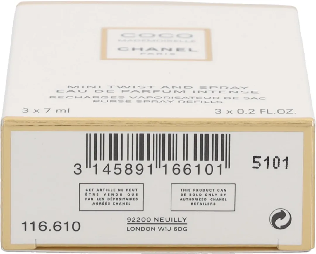 Chanel Coco Mademoiselle Intense Mini Twist & Spray Refill - 21ml