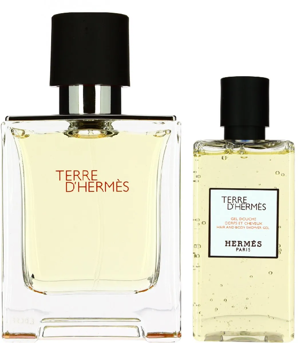 Hermès Terre d'Hermès Giftset - 100ml Eau de Toilette + 80ml Showergel