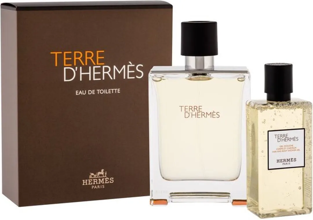Hermès Terre d'Hermès Giftset - 100ml Eau de Toilette + 80ml Showergel