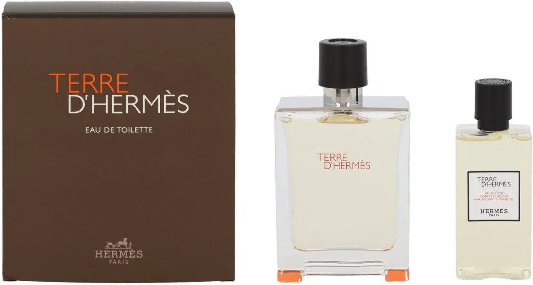 Hermès Terre d'Hermès Giftset - 100ml Eau de Toilette + 80ml Showergel