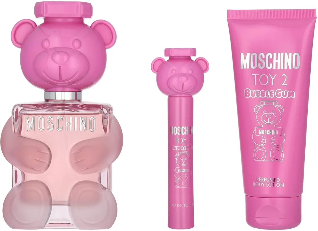 Moschino Toy 2 Bubble Gum Giftset - EDT 210ml (100ml/100ml/10ml)