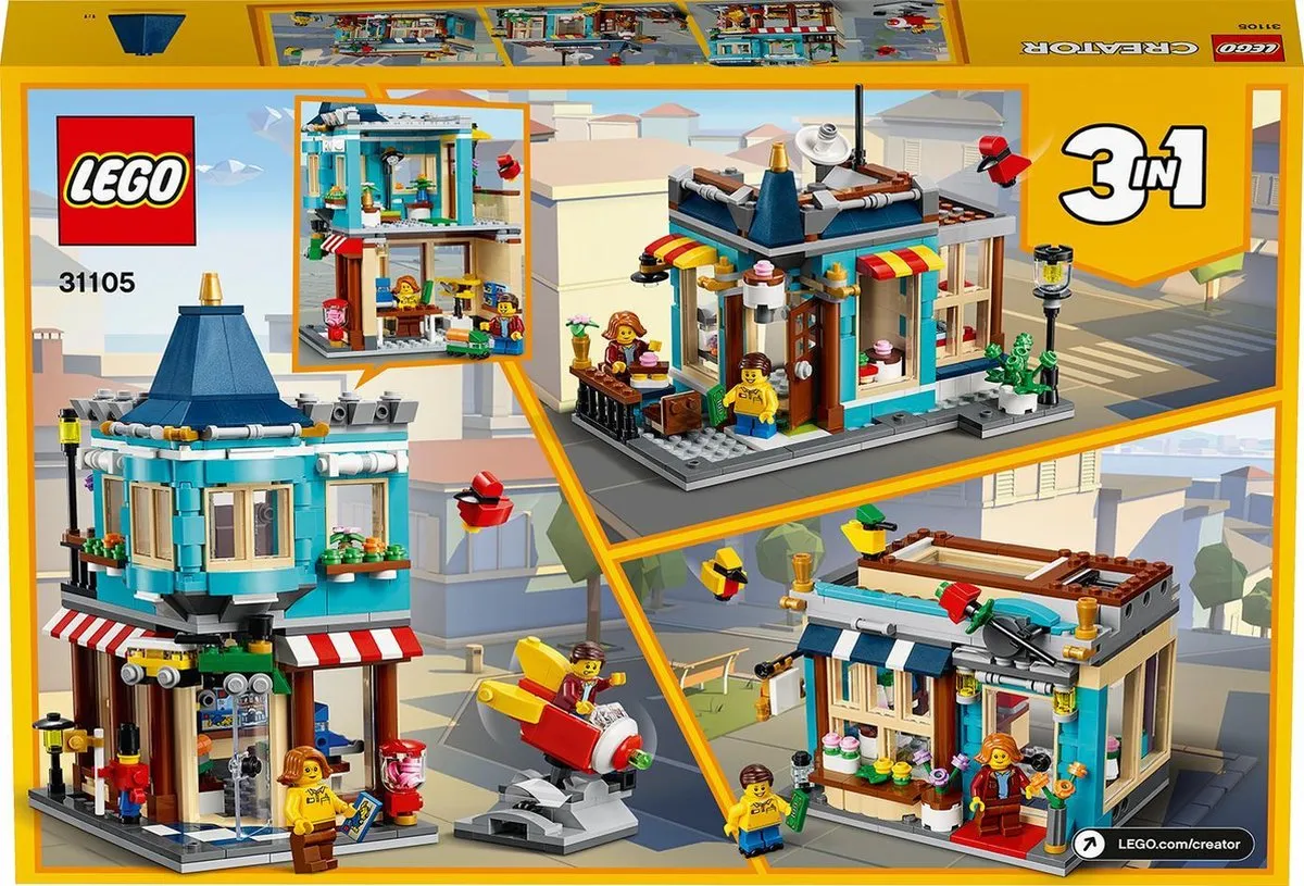 LEGO Creator 31105 Woonhuis & Speelgoedwinkel - 554 Stukken - afbeelding 2 van 6