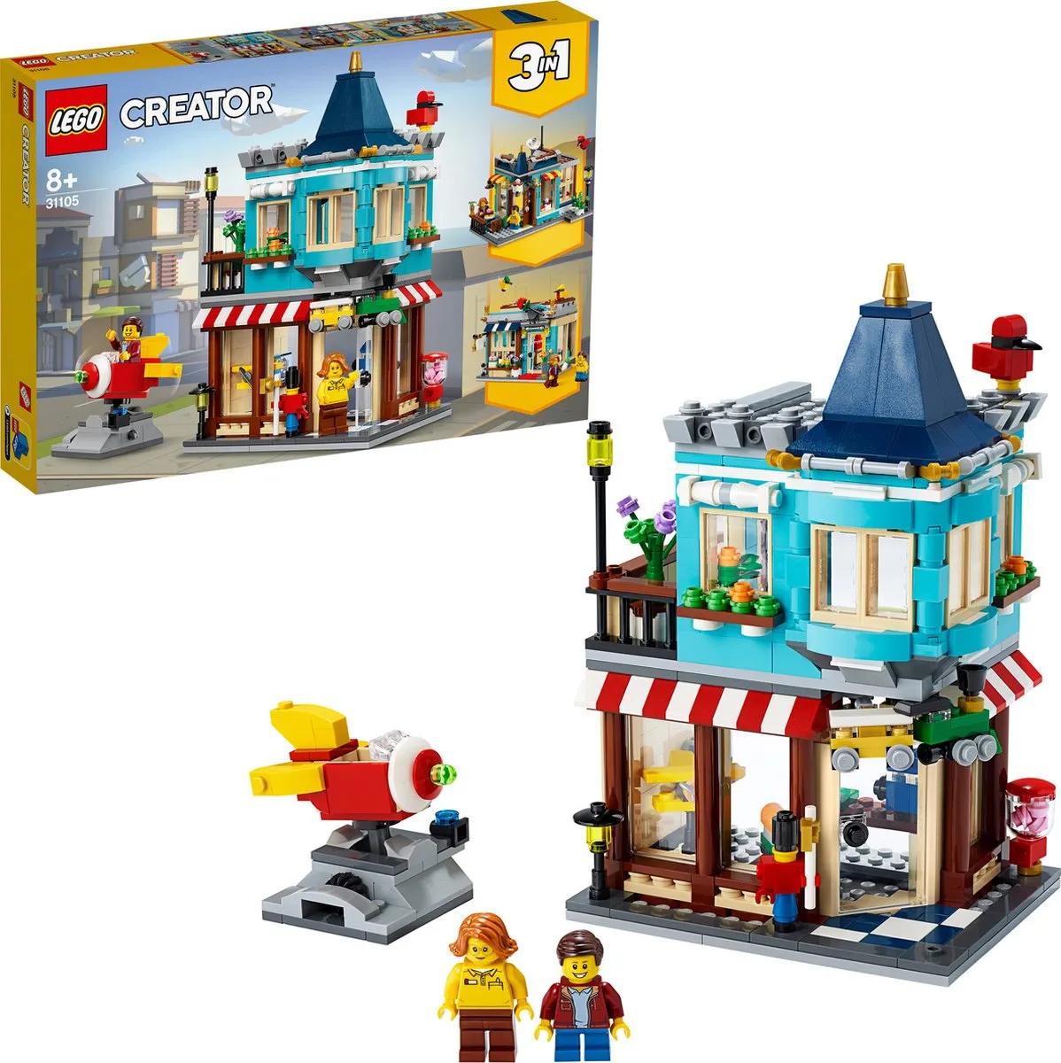 LEGO Creator 31105 Woonhuis & Speelgoedwinkel - 554 Stukken - afbeelding 4 van 6