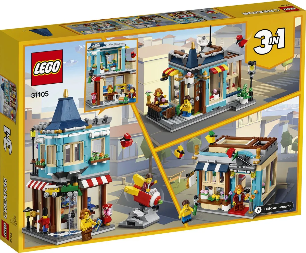 LEGO Creator 31105 Woonhuis & Speelgoedwinkel - 554 Stukken - afbeelding 3 van 6