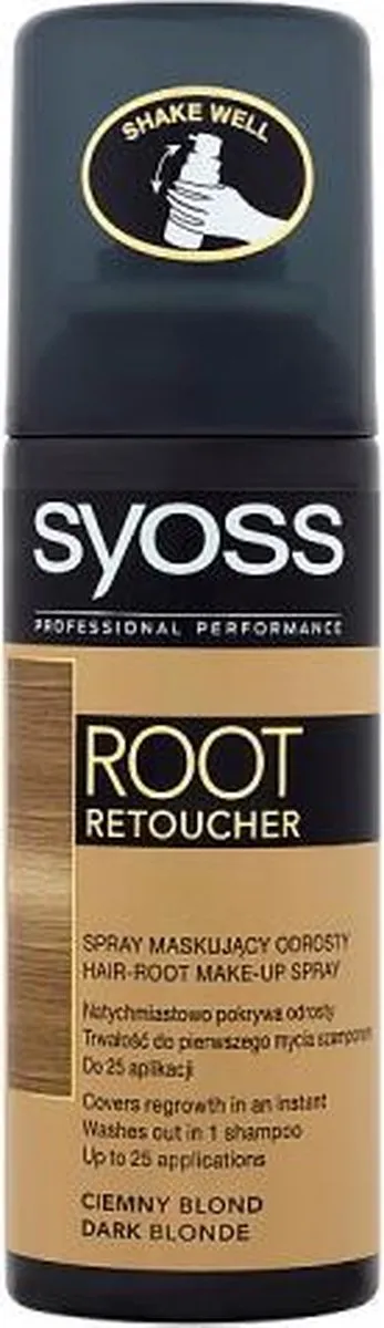 SYOSS Root Retoucher Spray 120ml - Donkerblond