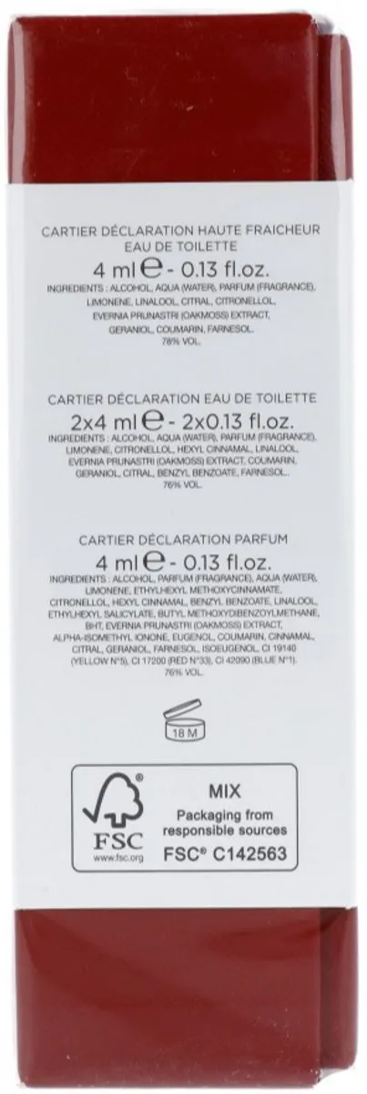 Cartier Miniatures Giftset Parfum 16ml