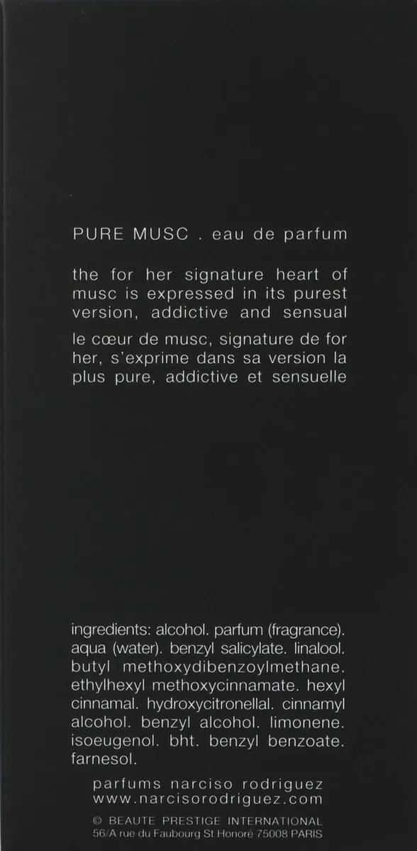 Narciso Rodriguez Pure Musc Eau de Parfum 100ml
