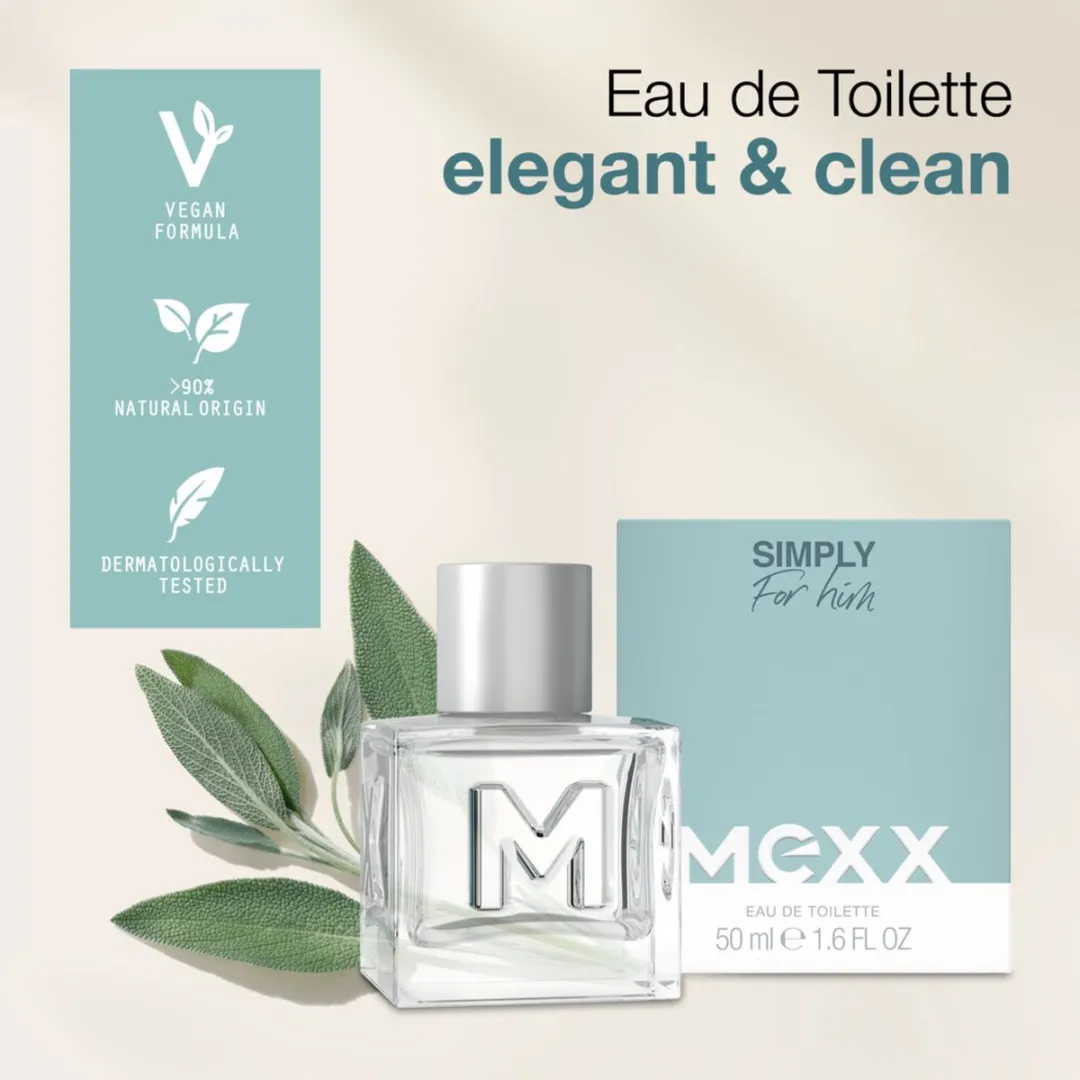 Mexx Simply for Him Eau de Toilette 50ml - afbeelding 6 van 6