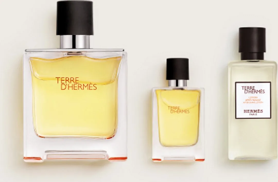 Hermès Terre d'Hermès Giftset - 75ml Parfum + 15ml Parfum + 40ml Showergel