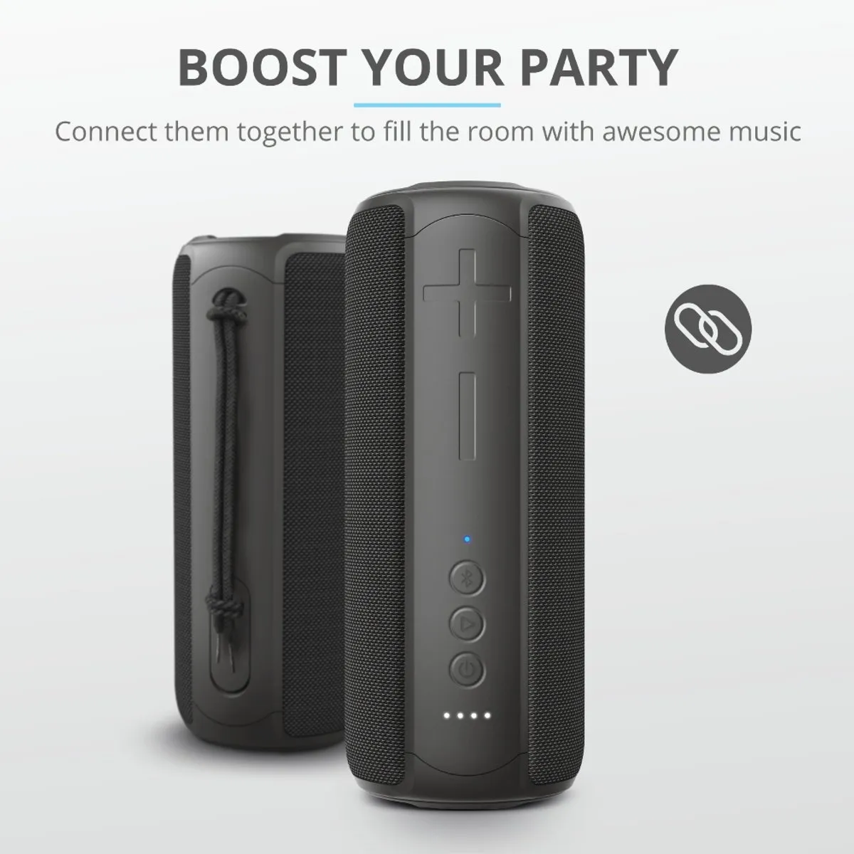 Trust Caro Max Powerful Bluetooth Speaker 20W - Zwart