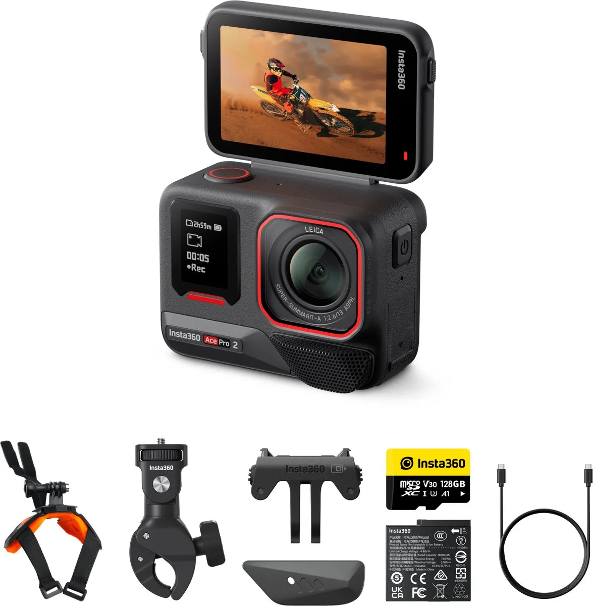 Insta360 Ace Pro CINSBBGA-02 Motorcamera