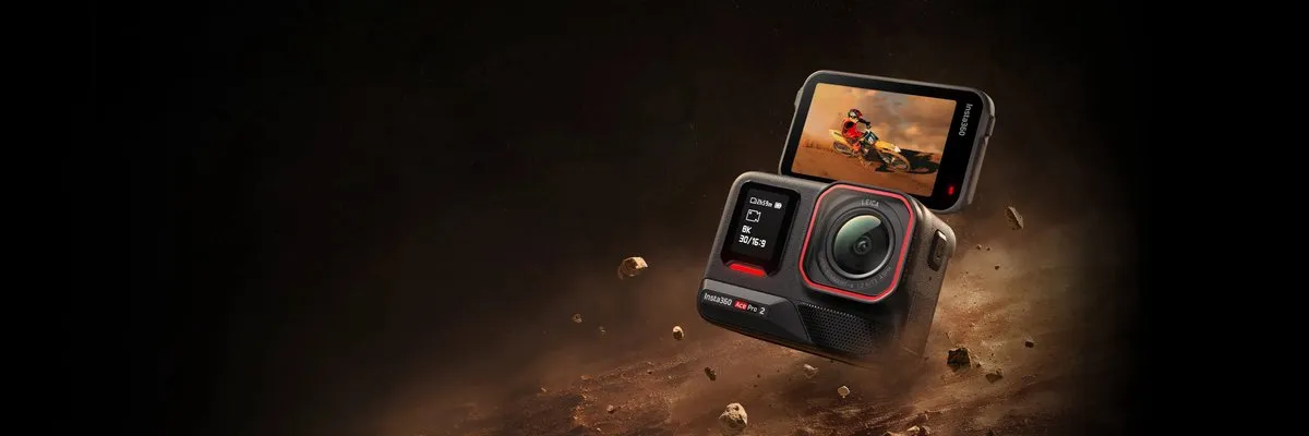 Insta360 Ace Pro CINSBBGA-02 Motorcamera - Zwart - afbeelding 2 van 6