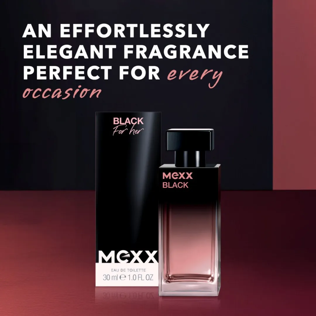 Mexx Black for Her Eau de Toilette 30ml