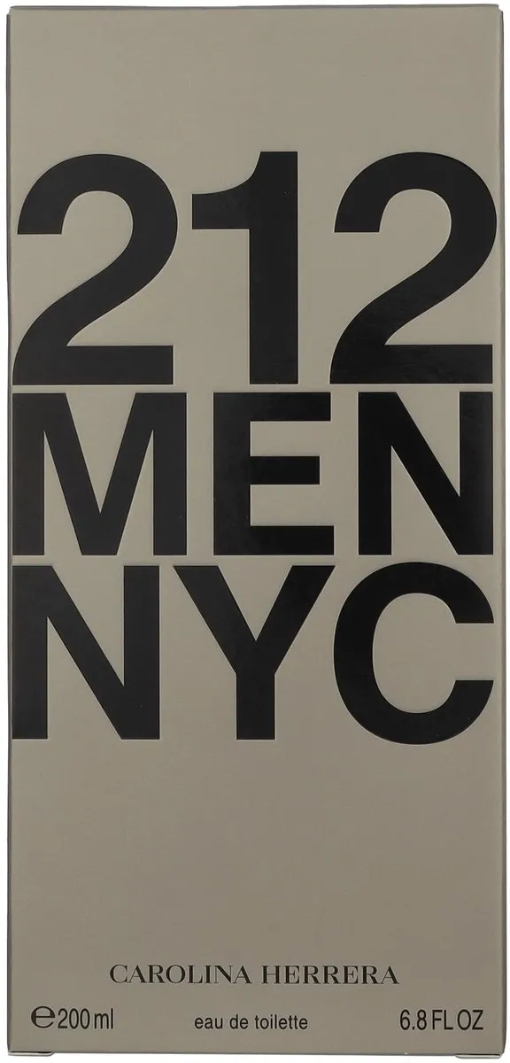 Carolina Herrera 212 Men Eau de Toilette 200ml - afbeelding 6 van 6