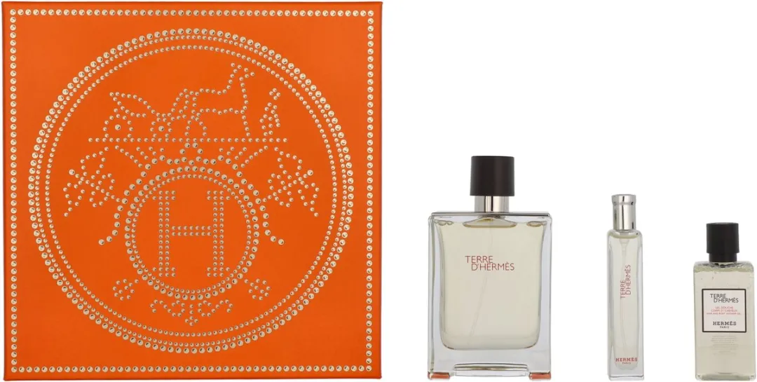Hermès Terre d’Hermès Geschenkset - EDT 100ml + Douchegel 50ml + Tasspray 15ml