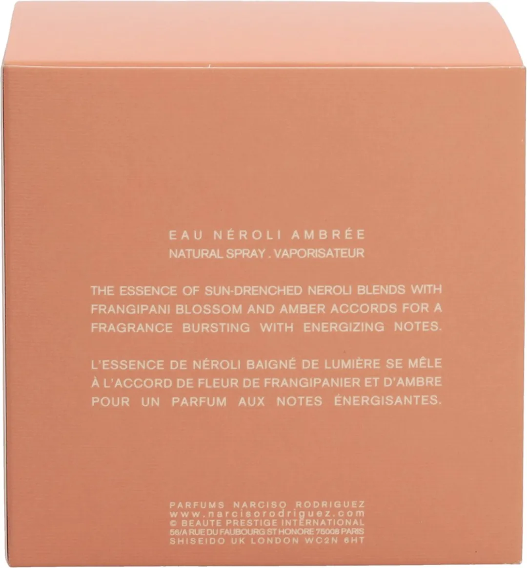 Narciso Rodriguez Eau Néroli Ambrée Eau de Toilette 90ml