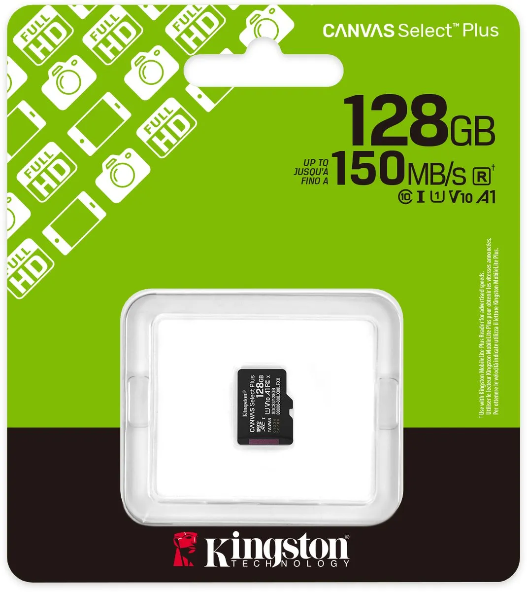 Kingston Canvas Select Plus SDCS3/128GBSP microSDXC 128GB