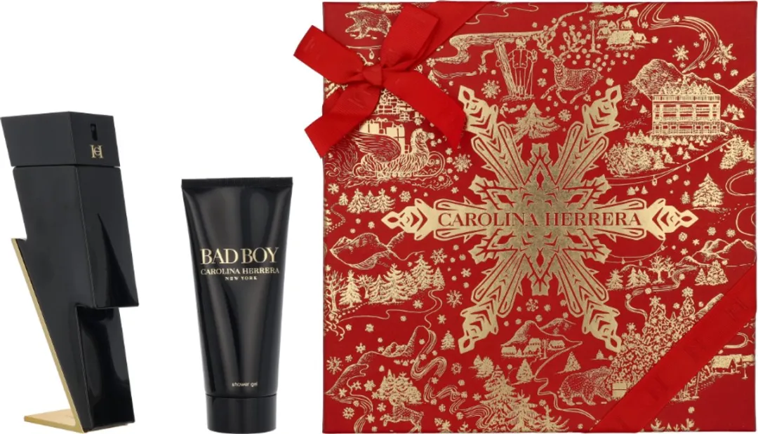 Carolina Herrera Bad Boy Giftset - 200ml EDT & Douchegel