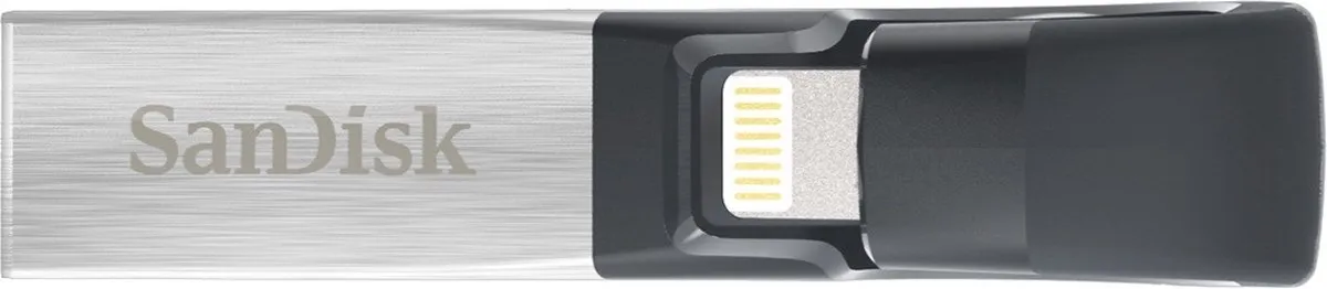 SanDisk iXpand SDIX30C-016G-GN6NN USB-stick 16GB - Zwart/Zilver