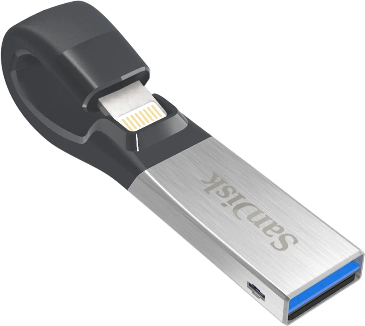 SanDisk iXpand SDIX30C-016G-GN6NN USB-stick 16GB - Zwart/Zilver