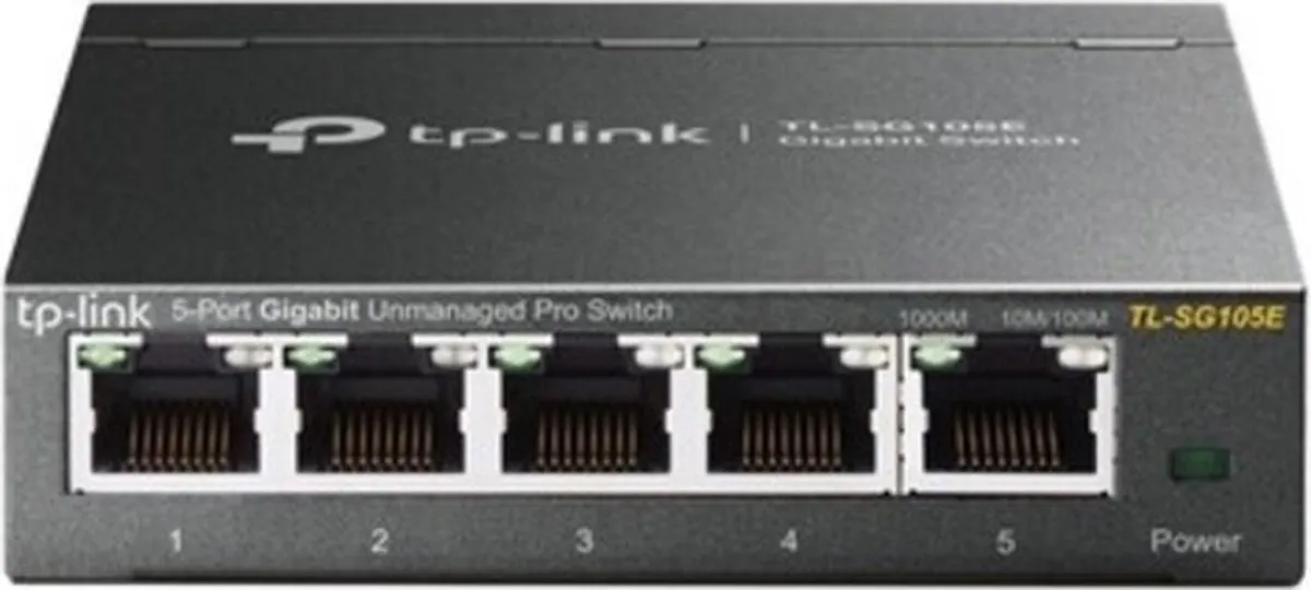 TP-Link TL-SG105E - Netwerk Switch - Smart managed - 5 poorten