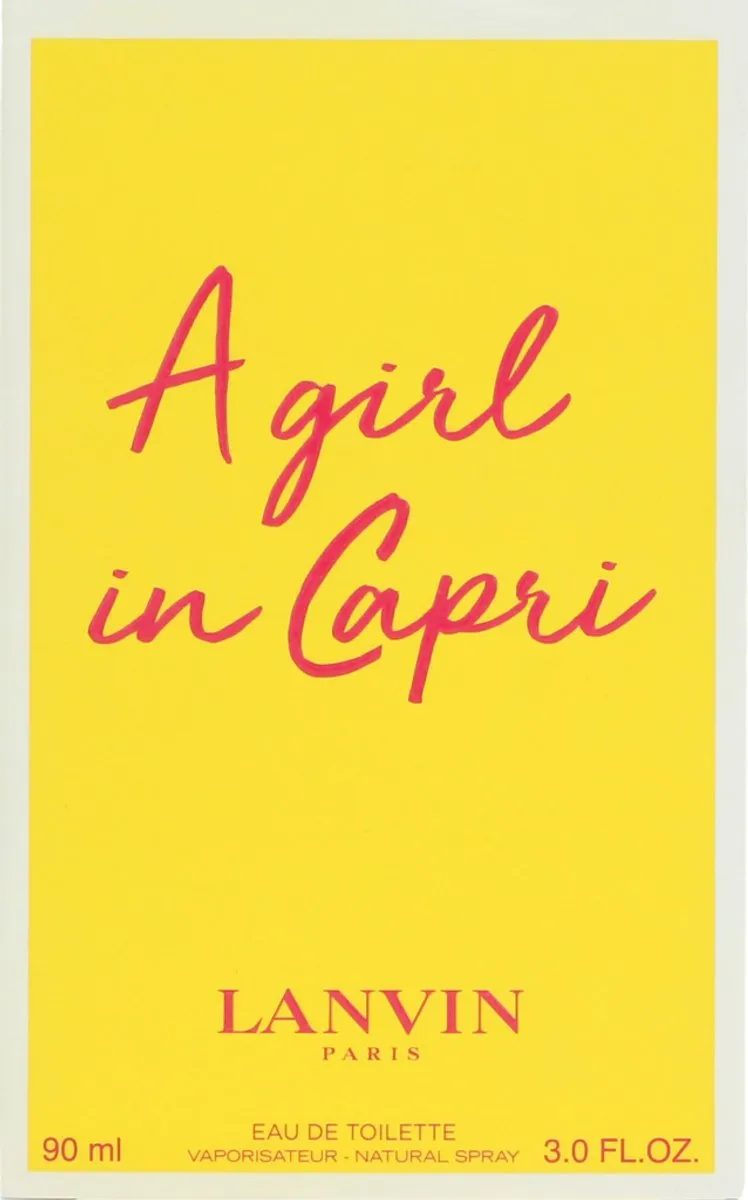 Lanvin A Girl In Capri Eau de Toilette 90ml