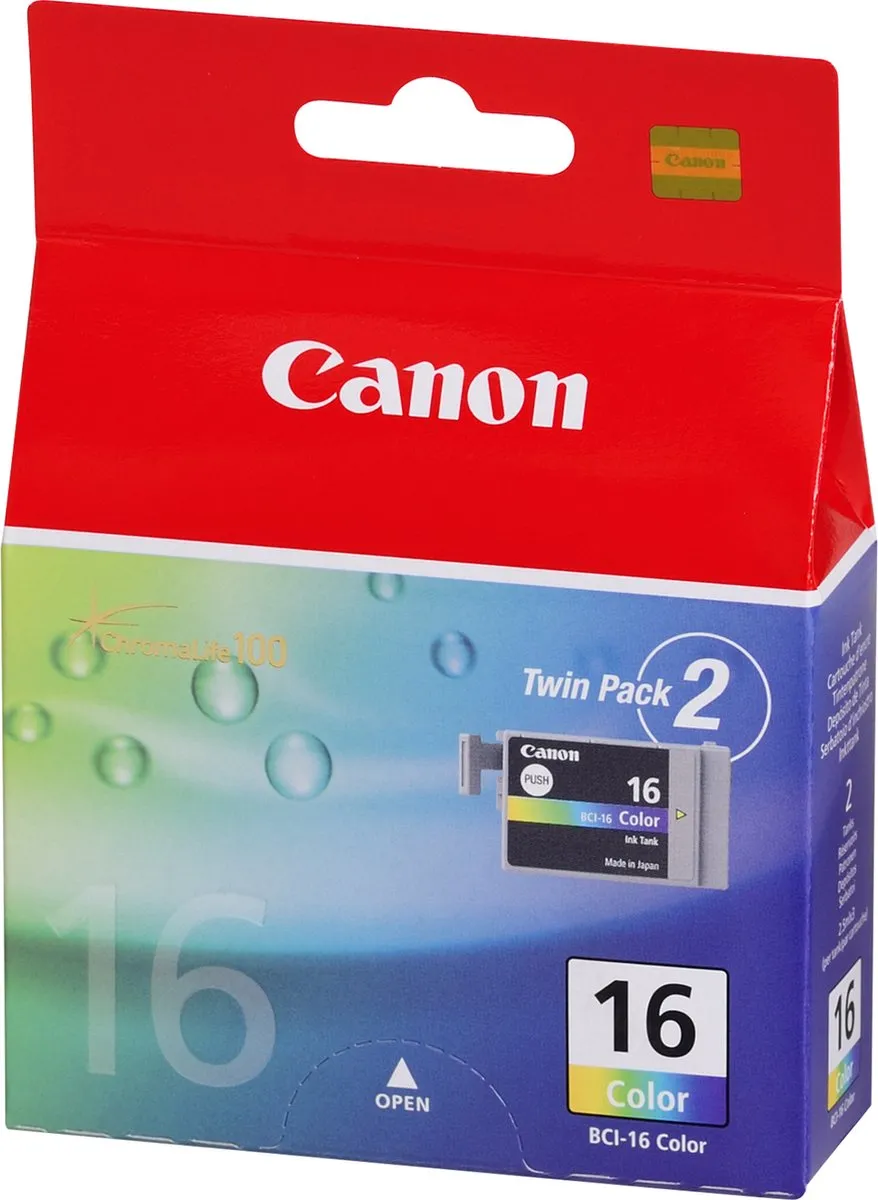 Canon BCI-16 Inktcartridge Kleur - 2ml