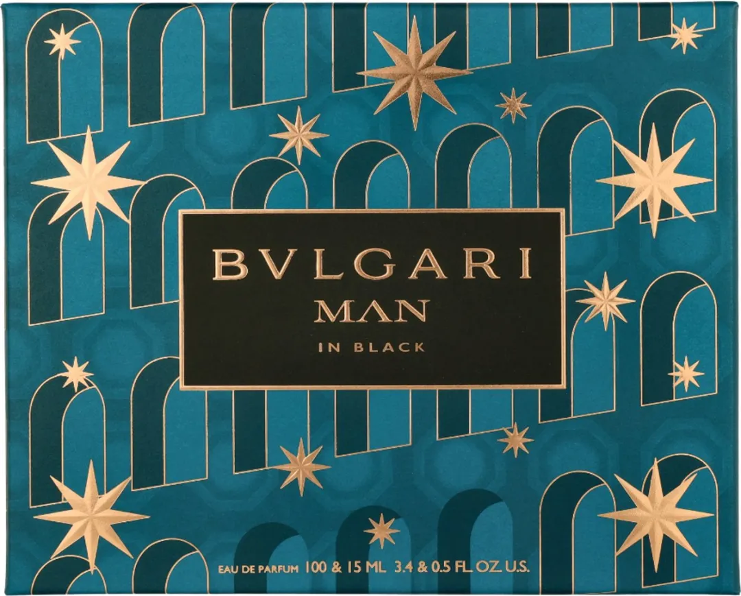 Bvlgari Man In Black Giftset - 100ml + 15ml Eau de Parfum - afbeelding 6 van 6