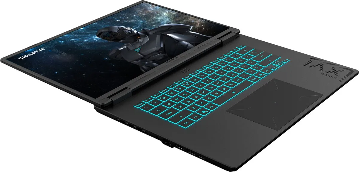 GIGABYTE GAMING A16 PRO DXHG4BECC4SH laptop Intel Core 7 240H 40,6 cm (16") Quad HD+ 32 GB LPDDR5x-SDRAM 1 TB SSD NVIDIA GeForce RTX 5070 Ti Wi-Fi 6E (802.11ax) Windows 11 Home Zwart