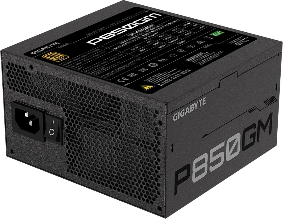 Gigabyte GP-P850GM PC-netvoeding 850W - 80 Plus Gold - afbeelding 6 van 6
