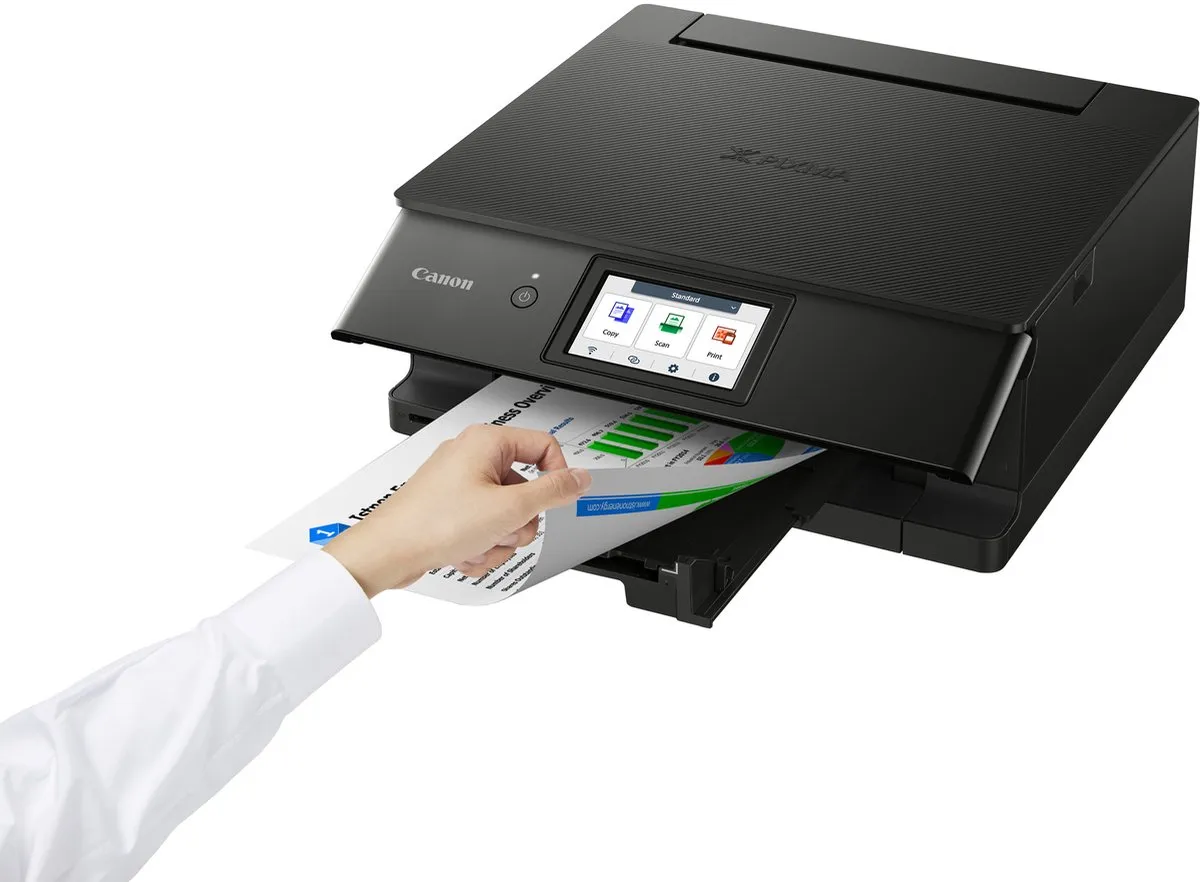 Canon PIXMA TS8750 All-in-One Inkjetprinter - 6 Kleuren - Zwart