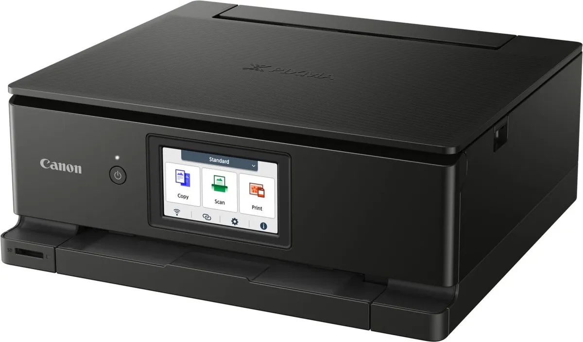 Canon PIXMA TS8750 All-in-One Inkjetprinter - 6 Kleuren - Zwart