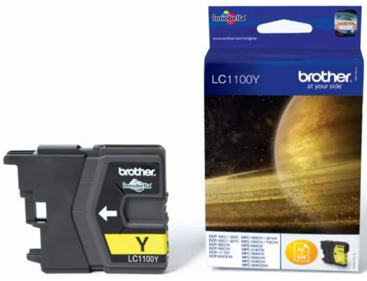 Brother LC-1100Y Inktcartridge Geel
