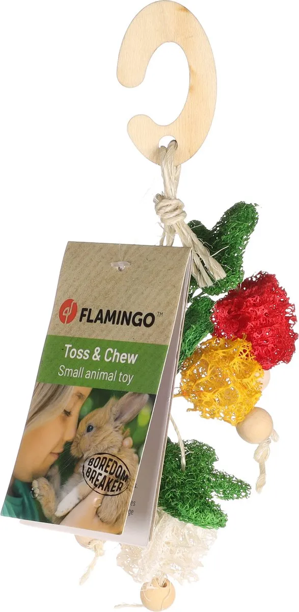 Flamingo Jao Ks 138618 Speelgoed Knaagdier - 22cm - Meerkleurig