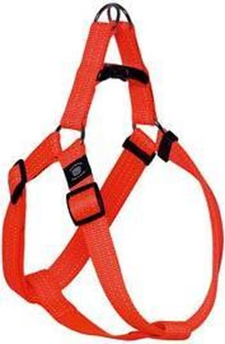 Flamingo Len Step&Go Hondenharnas - Oranje S 25-45cm - afbeelding 4 van 4