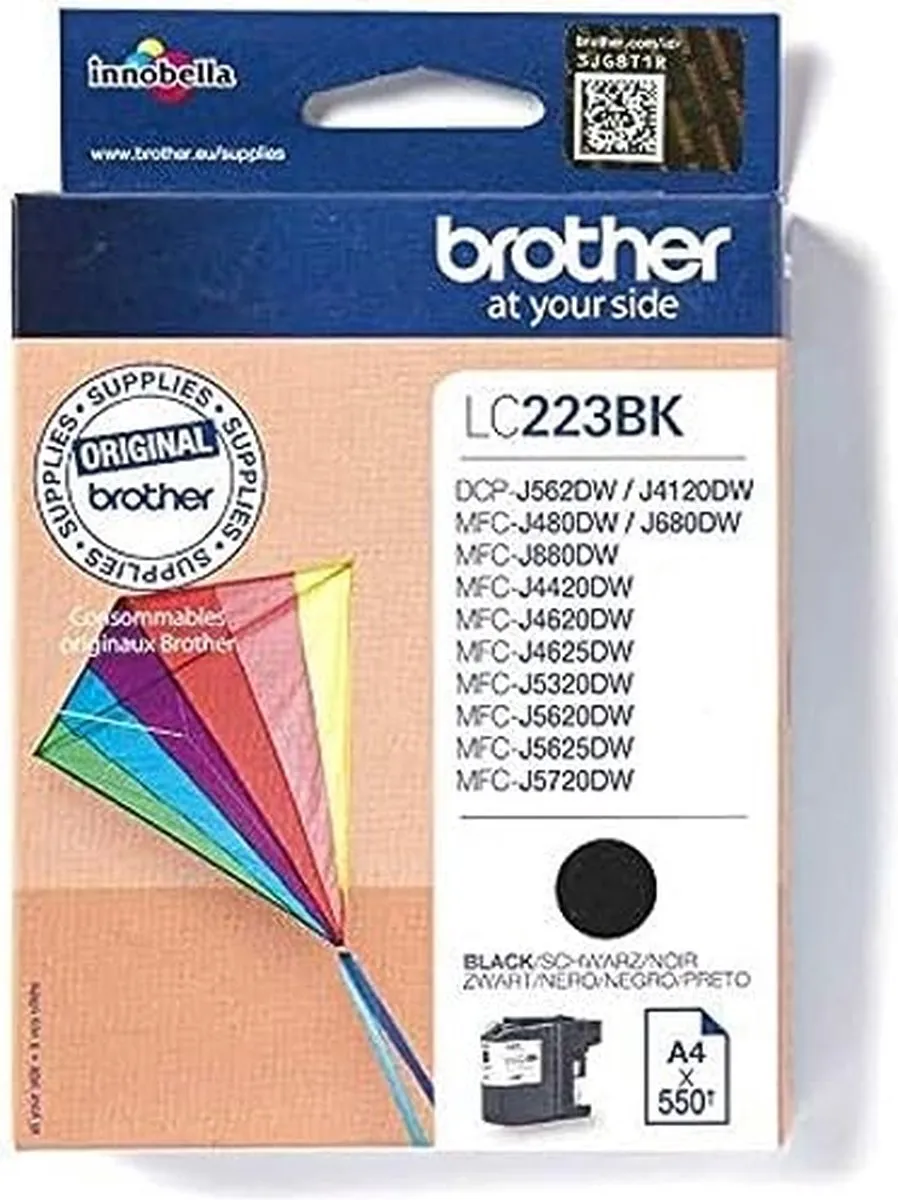 Brother LC-223BK Inktcartridge - Zwart
