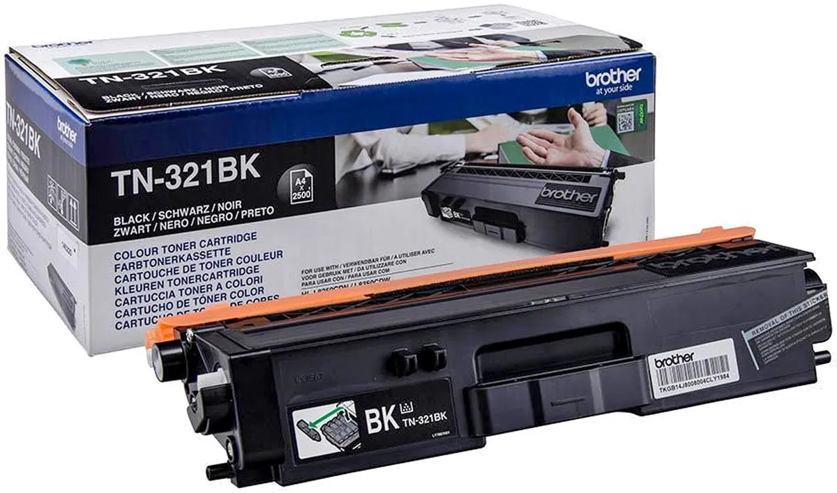 Brother TN-321BK Tonercartridge - 2.500 Pagina's