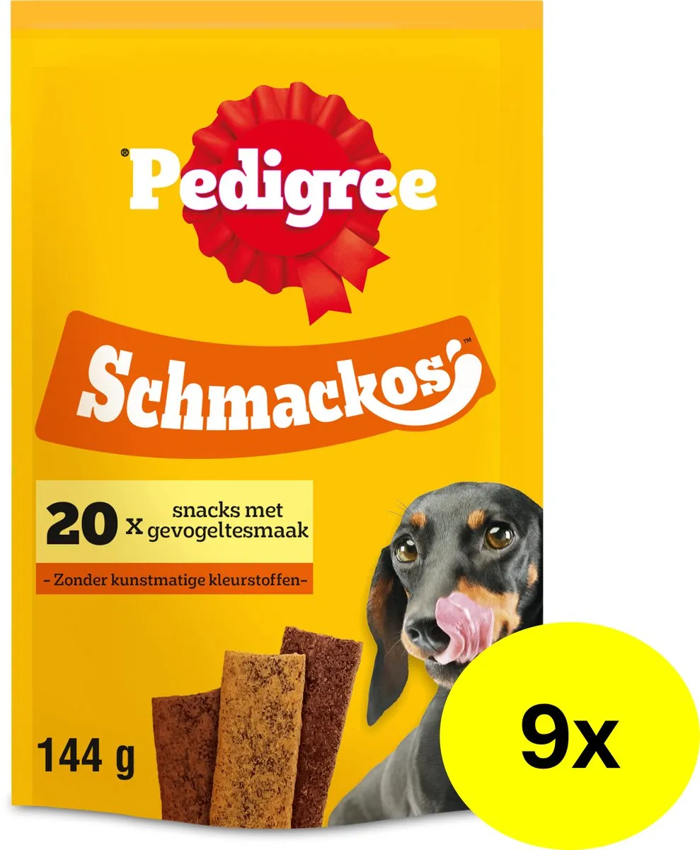 Pedigree Schmackos Gevogelte Mix - 180 Stuks (9x20)