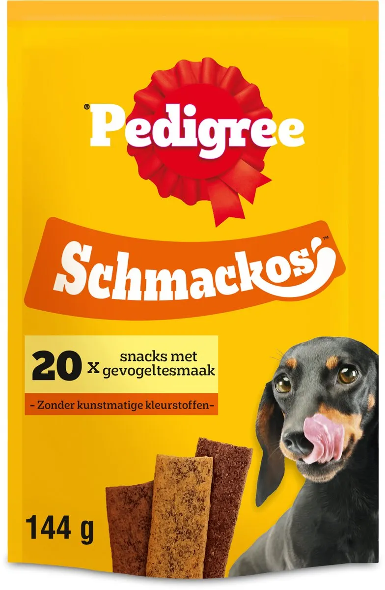 Pedigree Schmackos Gevogelte Mix - 180 Stuks (9x20)