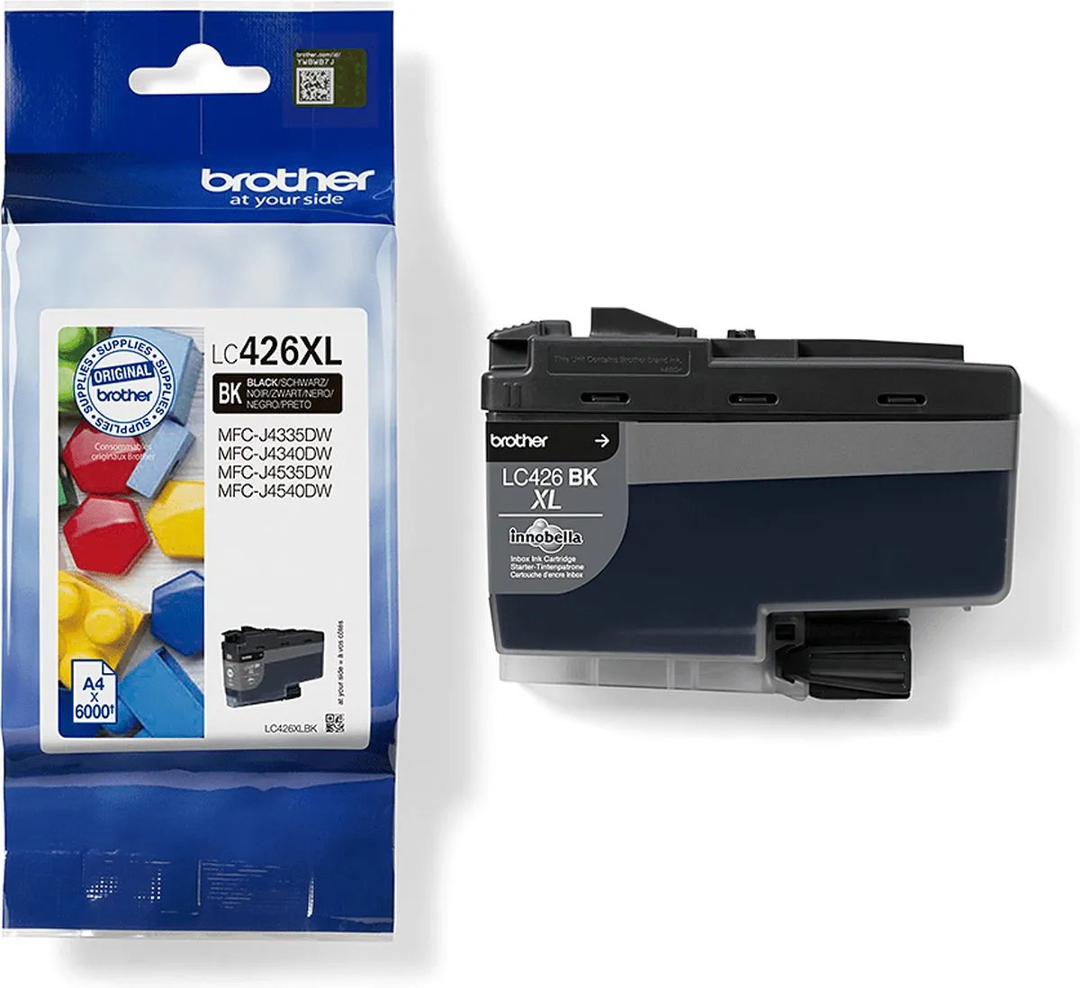Brother LC-428XLBKP Inktcartridge - Zwart