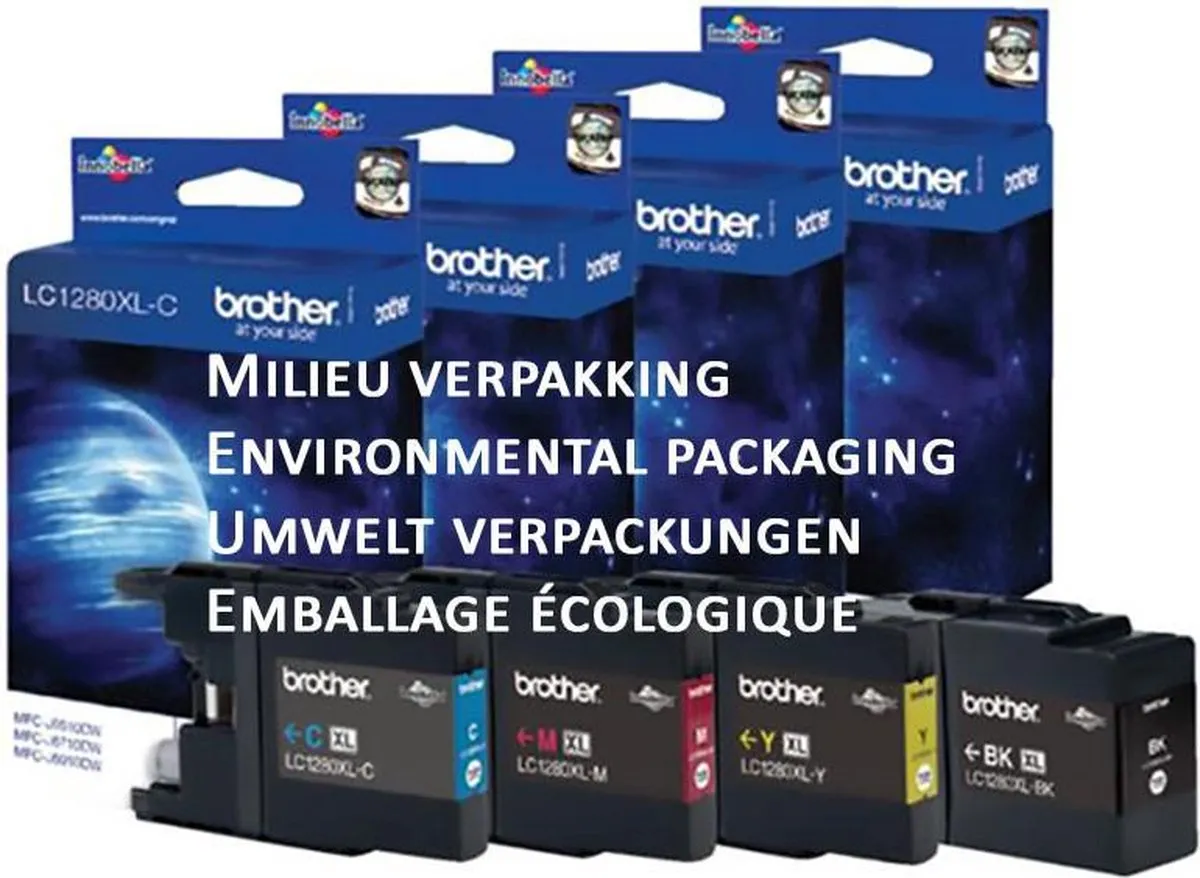 Brother LC-1280XL Inktcartridges - 5 Stuks - 54ml